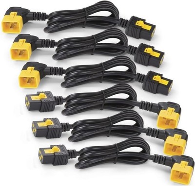 APC Stromkabelset schwarz 1,8 m C19 Kupplung auf C20 AP8716R