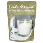 Kerzensand Weiß Wachsgranulat DIY Kerzen 400g mit Docht