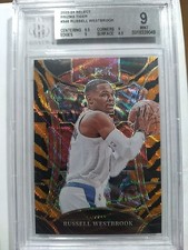 2023-24 Russell Westbrook Select Mezzanine Tiger Prizm #346 CASE HIT BGS 9 