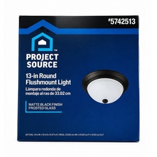 Project Source 13 Round Flushmount Ceiling Li...