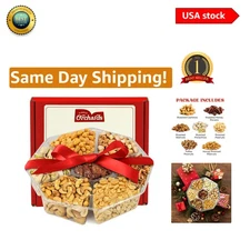 Fresh & Flavorful Nuts Gift Basket - Perfect for Sympathy and Thank You Gifts