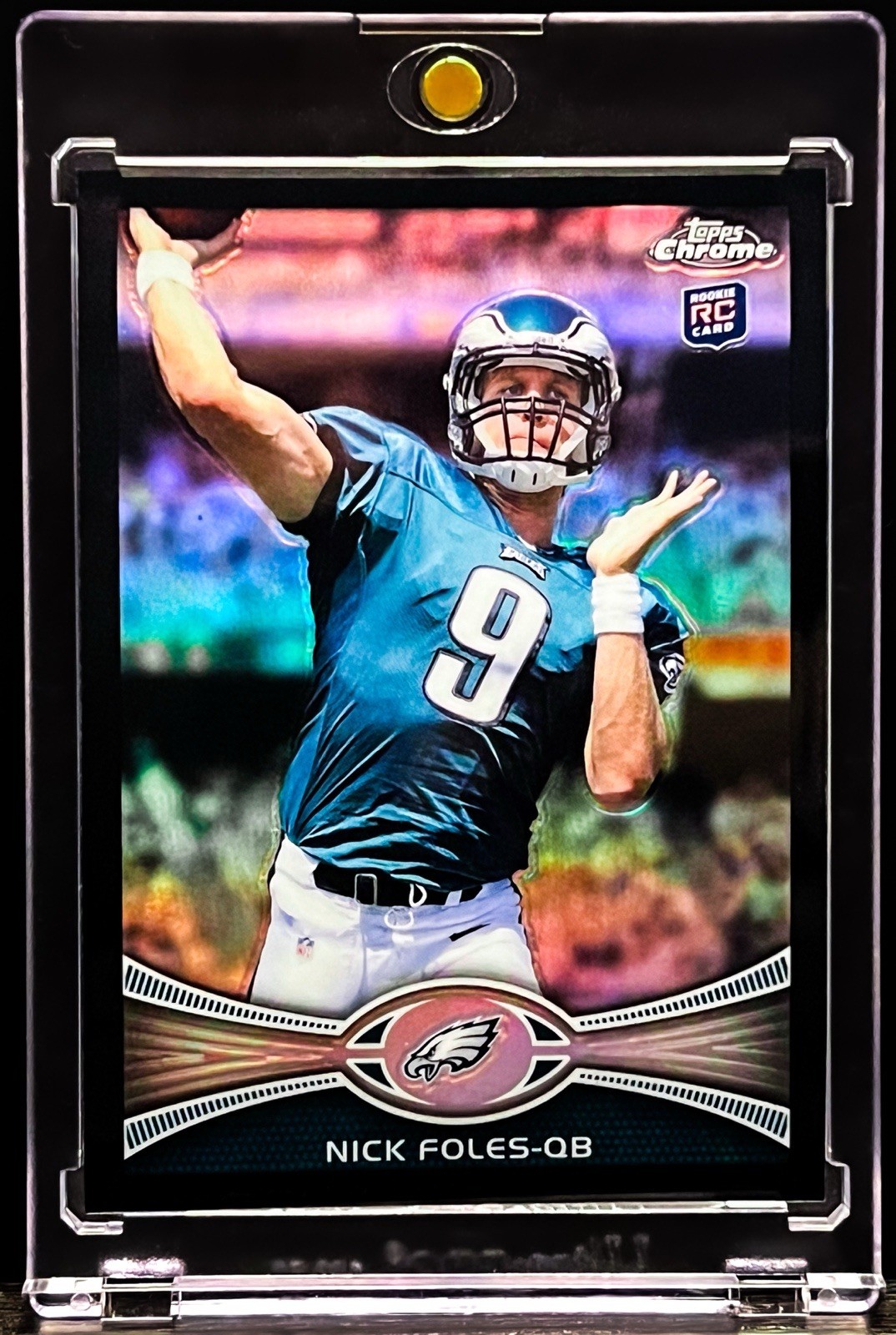 2012 Topps Chrome Nick Foles Black Refractor Rookie RC /299 Eagles