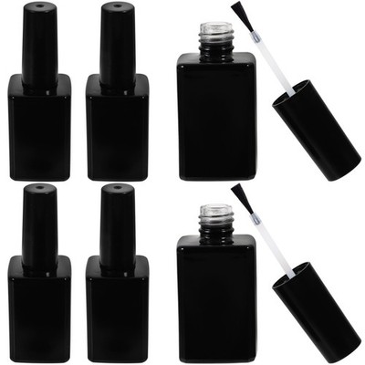  6 Pcs Leere Nagellackflasche Nagellackfläschchen Mini-Nagellackflaschen