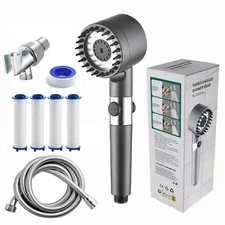 High Pressure Shower Head with Handheld Spray Combo, Rain ShowerHead with Filter