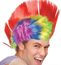 11019 - Rainbow Mohawk Wig - R-11 Garage 