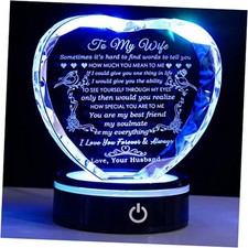 Gifts for Wife with Colorful LED Base I Love You Gifts for Her from Husband
