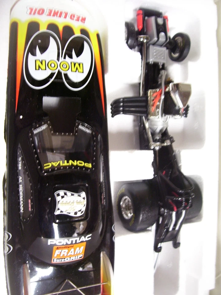 2000 1/24 AL HOFMAN MOON EYES JIM DUNN 50TH ANNIVERSARY ACTION NHRA FUNNY CAR - Image 4 of 4