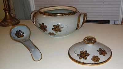 Ken Edwards Soup Tureen El Palomar Stoneware circa 1960 Tlaquepaque, Mexico - Image 1 of 4