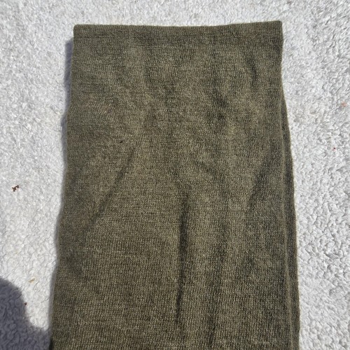 Vintage Jak Steen Schal Herren olivgrün Wolle Strick Military Cold Weather 60er - Bild 3 von 11