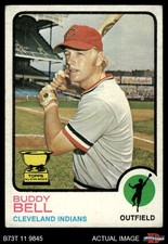 1973 Topps #31 Buddy Bell xGAP Indians ROOKIE ASR COMMON VARIATION 1.5 - FAIR