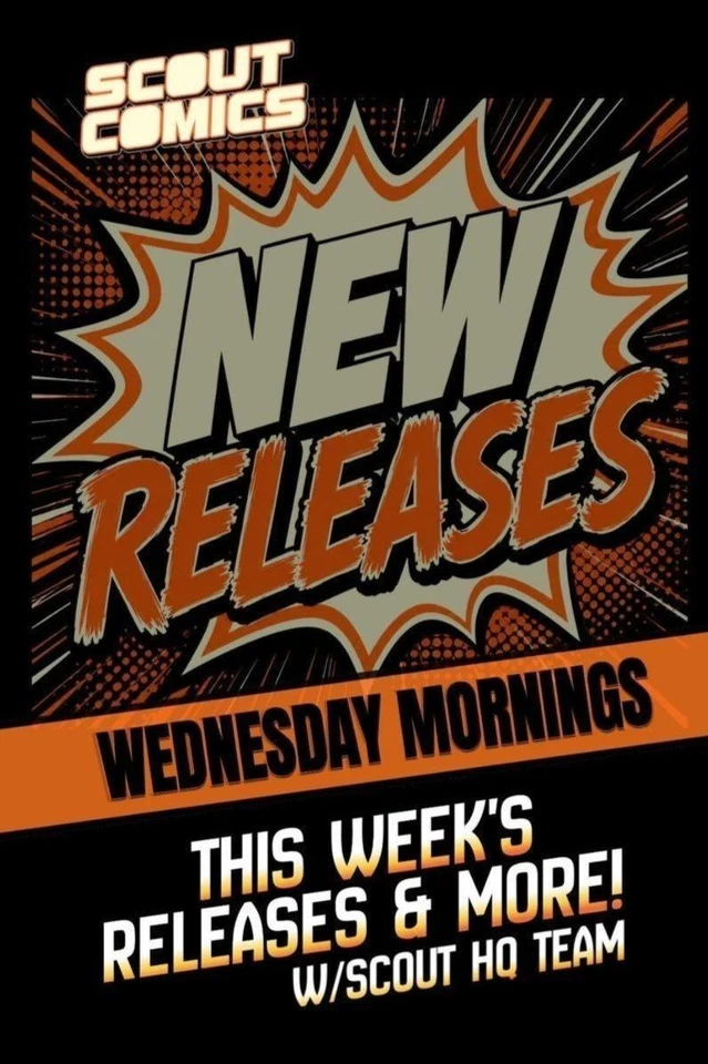 WEDNESDAY NEW RELEASE MORNING SHOW  - Live @ Scout HQ - New Releases & More