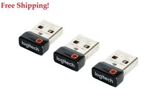 LOT of 3 Logitech Wireless Unifying USB Recei...