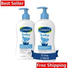 Baby Wash  Shampoo, 13.5oz Pack of 2, Hypoallergenic, Gentle Enough for Ever...