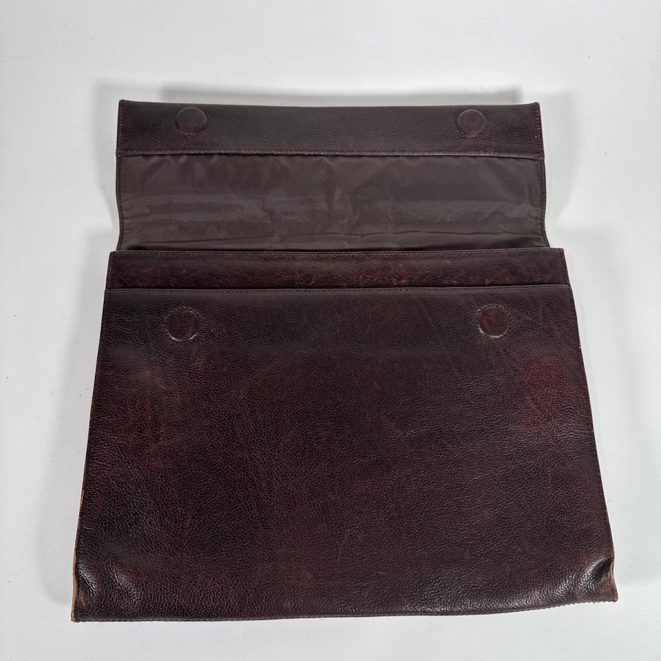 Wilson Pelle Studios Leather Laptop Document EDC Folio Vintage Excellent Patina - Image 3 of 4