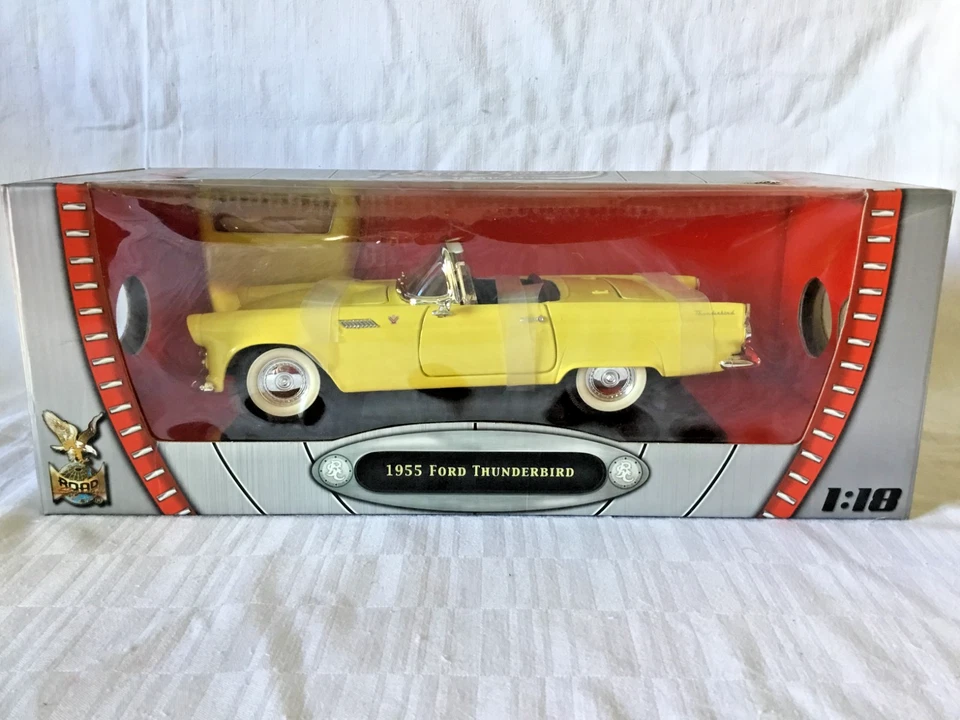 1/18 ROAD SIGNATURE FORD THUNDERBIRD 1955 JAUNE - Photo 2/4