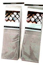 NEW Closet Essentials Felt Drawer Organizer 14 Compartments Color GREY Set Of 2