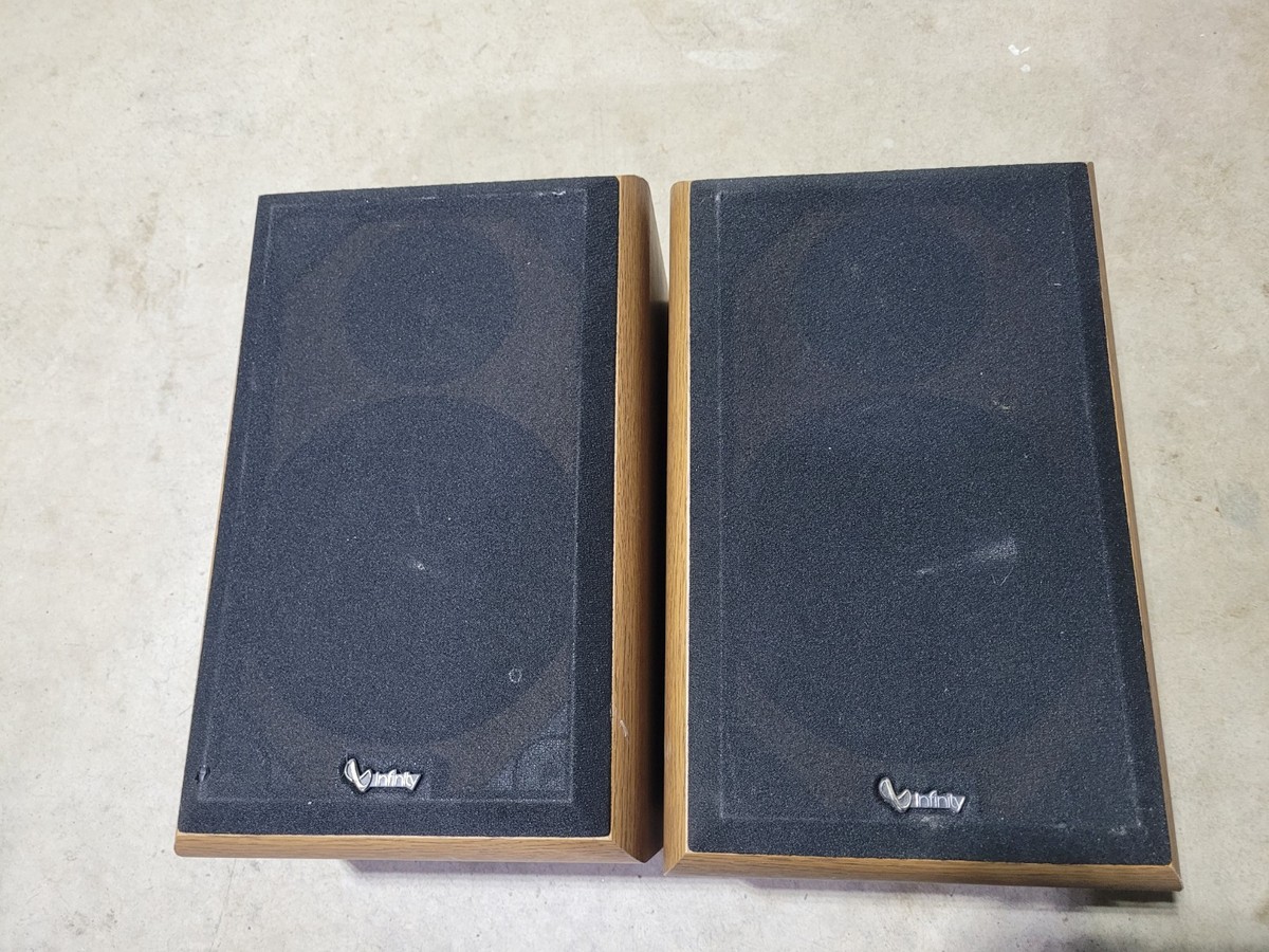 INFINITY Reference ONE　インフィニティ Vintage Pair of Infinity Reference One Bookshelf Speakers Wood