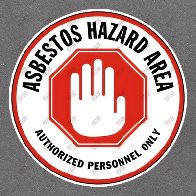 Asbestos Hazard Area Sign Authorized Personnel Only OSHA Compliant #325355
