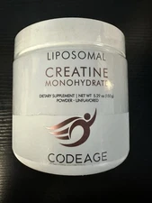 Sport, Liposomal Creatine Powder, Unflavored, 5.29 oz 150g Codeage Exp 03/26
