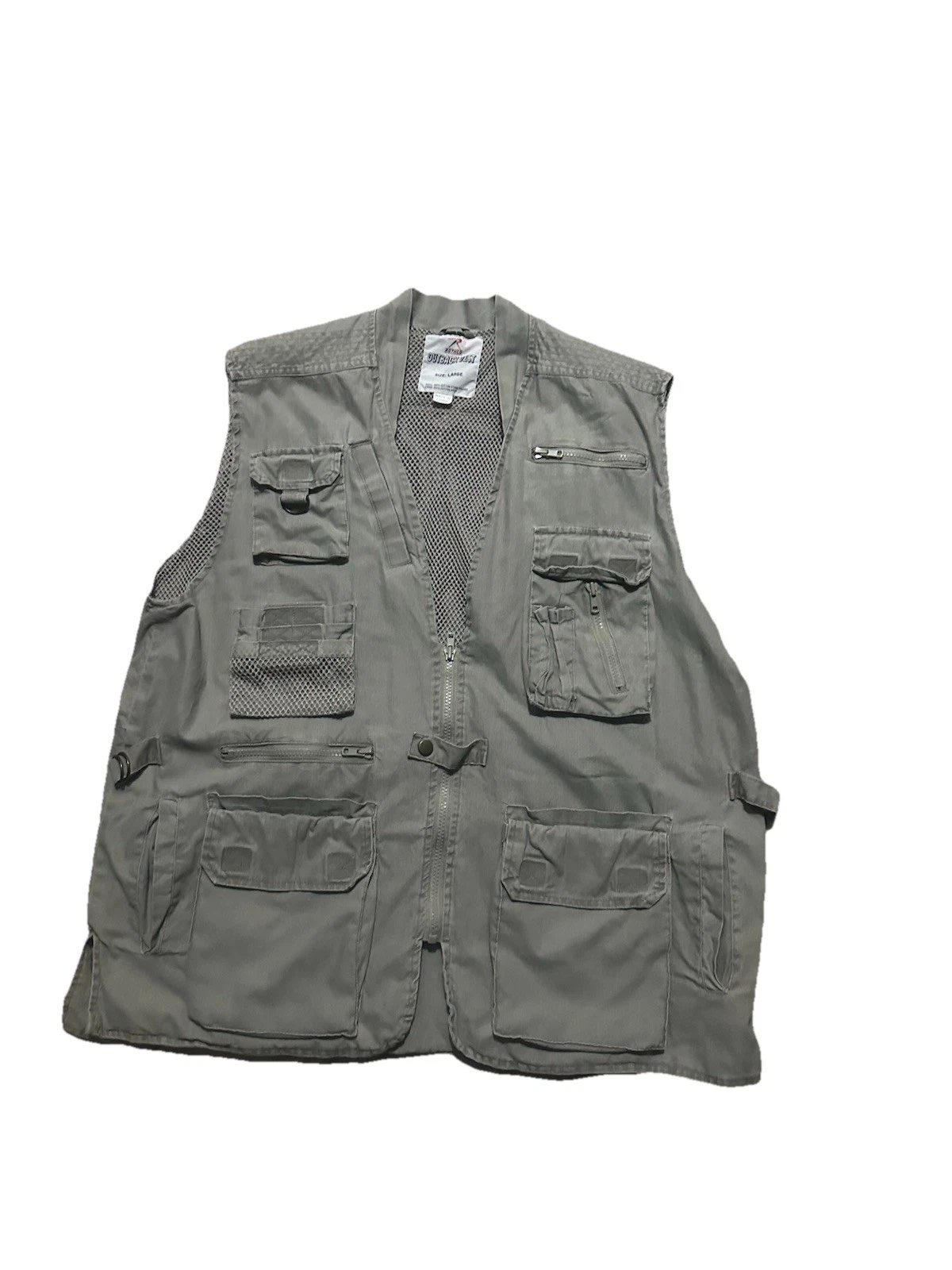 Rothco Outback Vest Mens Large Green Multi Pocket Tactical Utility Fishing
Opens in a new window or 