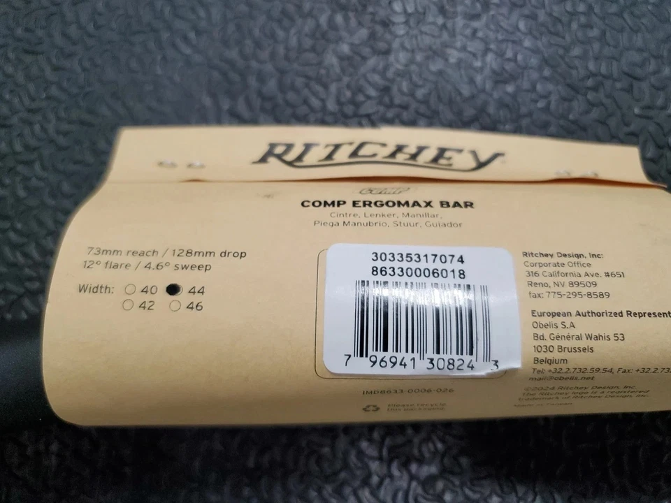 Ritchey ErgoMax Comp 手把 - 40,42,44 厘米 - 全新砾石/越野赛/旅游 — 第 4/4 张图片