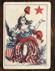 Original 1860's Civil War Playing Card "Queen"