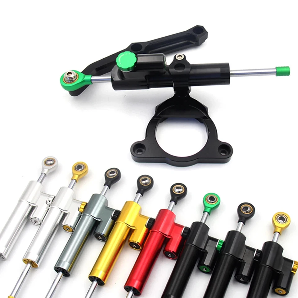 Kit de montaje de soporte estabilizador amortiguador de dirección CNC para Kawasaki Z800 2013-2016 Foto 2 de 4