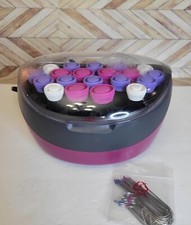 Remington Ionic Conditioning Hot Rollers, 20pcs plus Clips Purple H5600 Tested