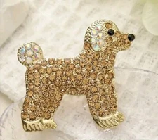 Doodle Pin Dog Brooch Fashion jewelry NEW Free Ship 1.8 inch