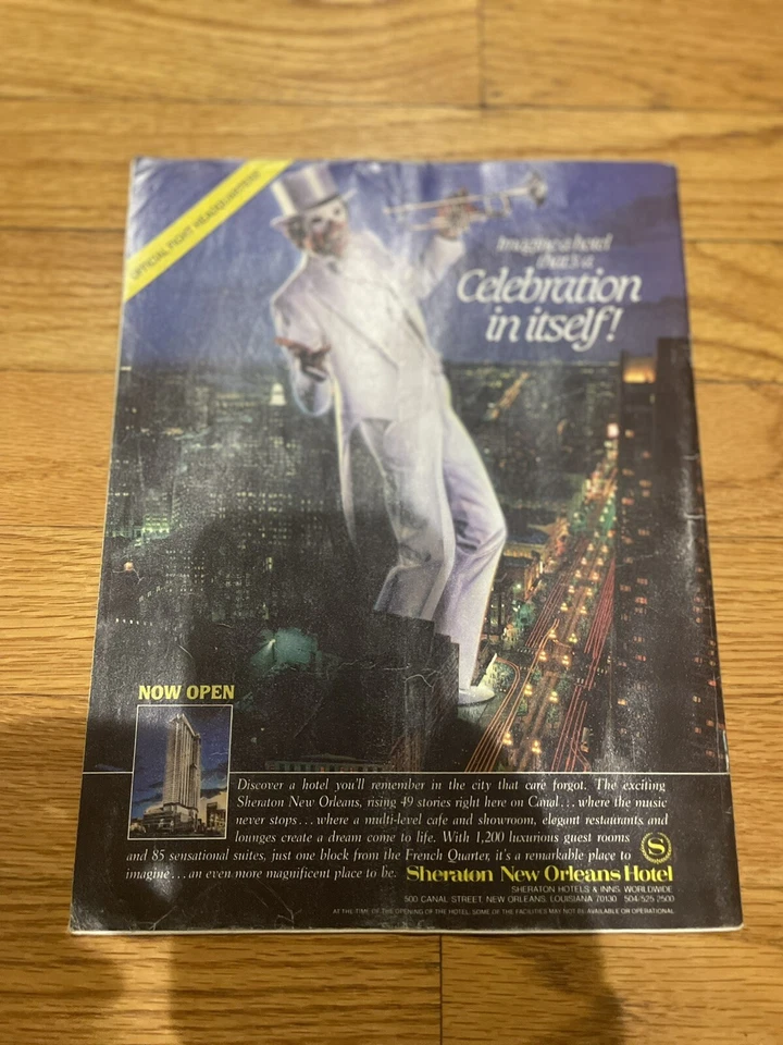 Thomas Hearns Wilfred Benitez Boxing Program - Image 2 of 4