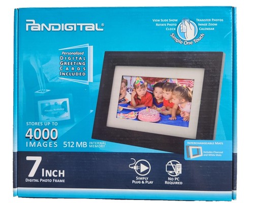 GiiNii Digital Picture Frame Holds 3200 Pictures - 8 Inch Screen