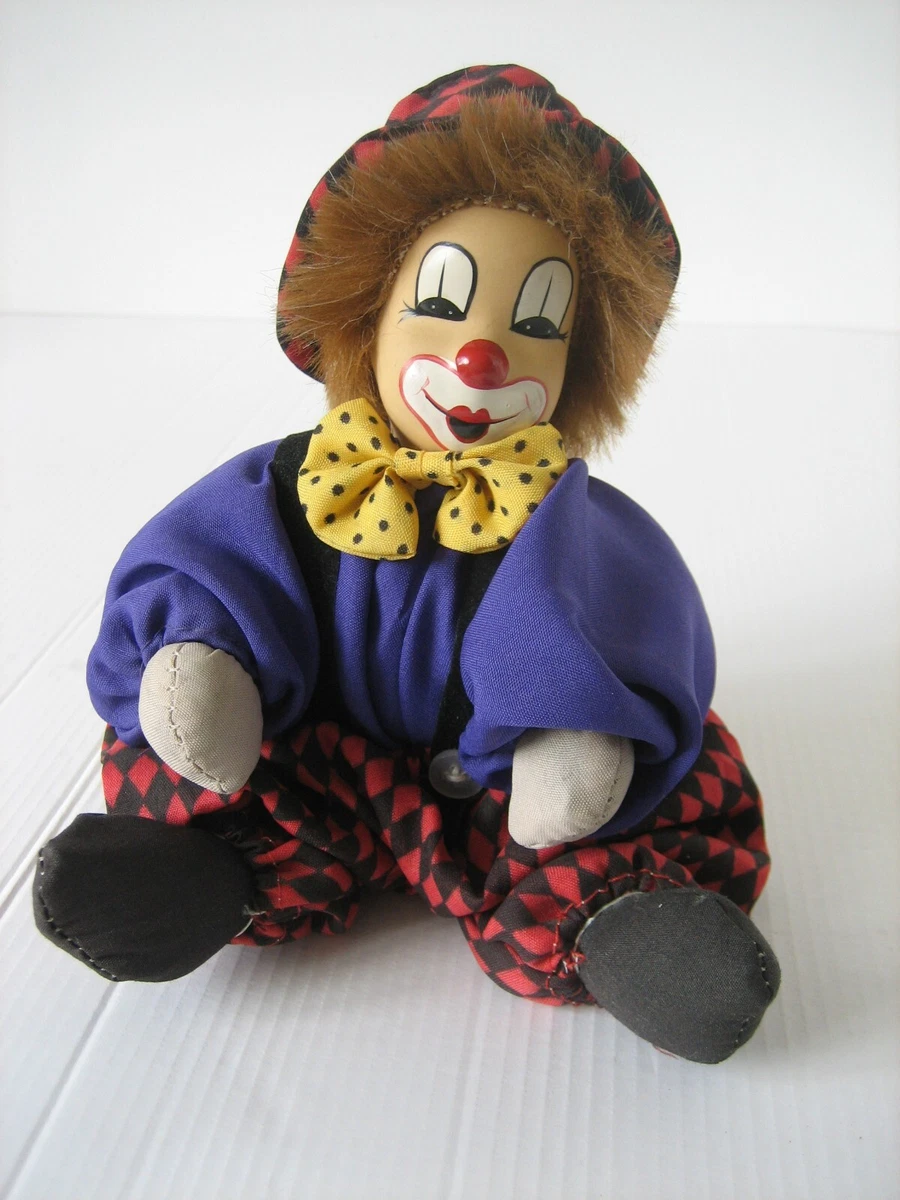 MRXFN Ornements De Bureau De Voiture Poupée Clown En Porcelaine De 18 Cm Avec Belle Tenue Et Ceic Cadeau Amz B0bqr6n43d