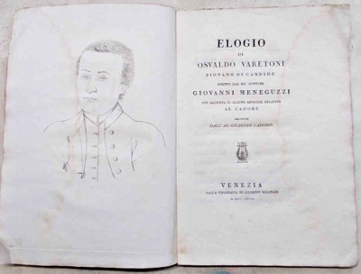 MENEGUZZI Lob von Osvaldo Varetoni Piovano di Candide... 1828 (Cadore)