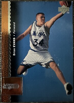Brian Evans 1996-97 Upper Deck #267 Rookie RC Orlando Magic