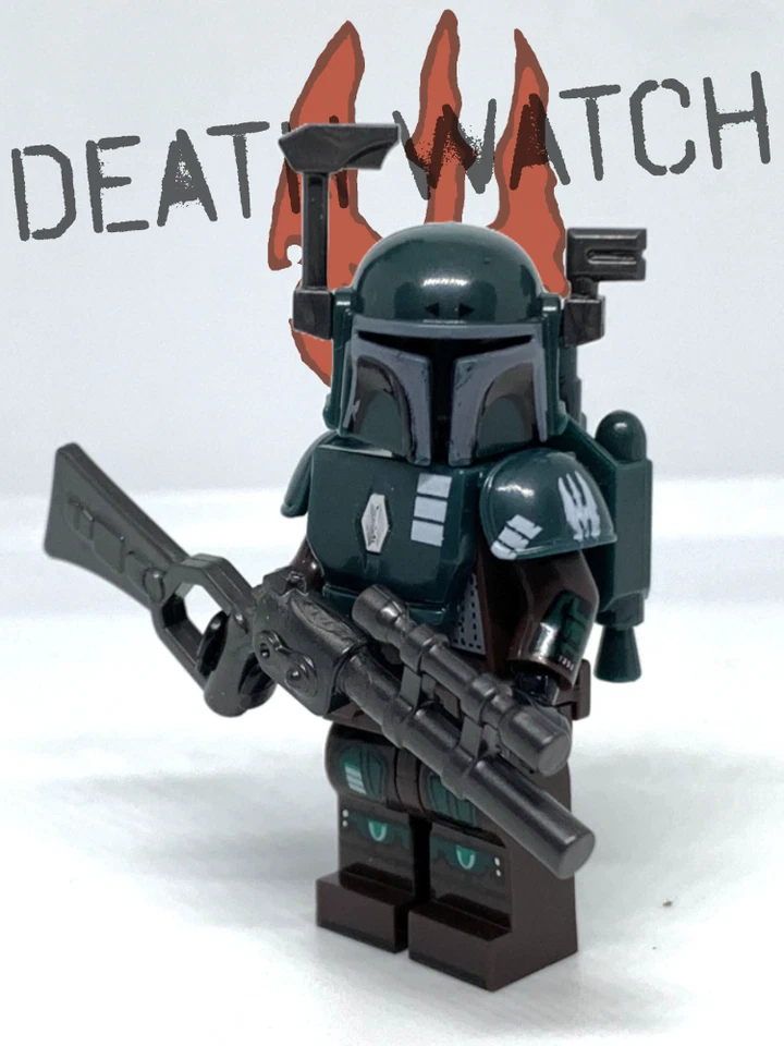 Custom Pre Vizsla and Death Watch Mandalorian 4 Minifigures Star Wars lego - Image 3 of 4