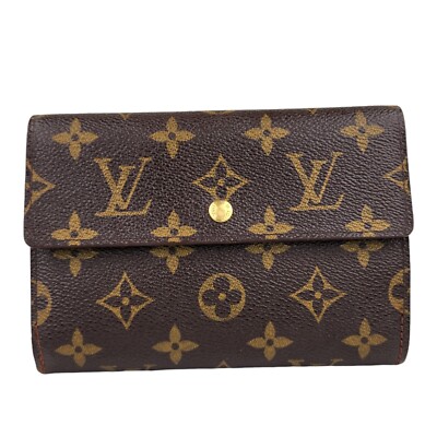Louis Vuitton Monogram Porte Tresor Etui Bifold Wallet