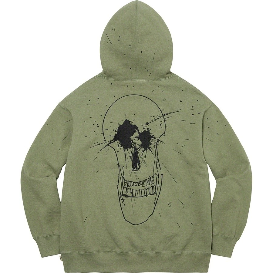 Supreme hotsell skull hoodie