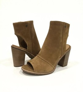 open toe bootie heels