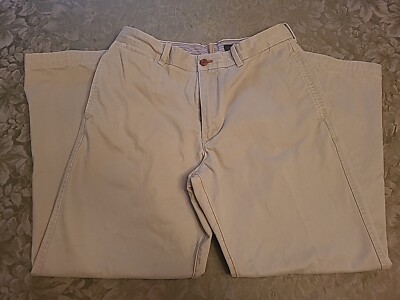 TIMBERLAND Mens Chino Trousers W34 L30 Beige Cotton 