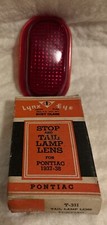 Nos 1937-1938 Pontiac Tail Light Lens Original Lynx Eye Nos