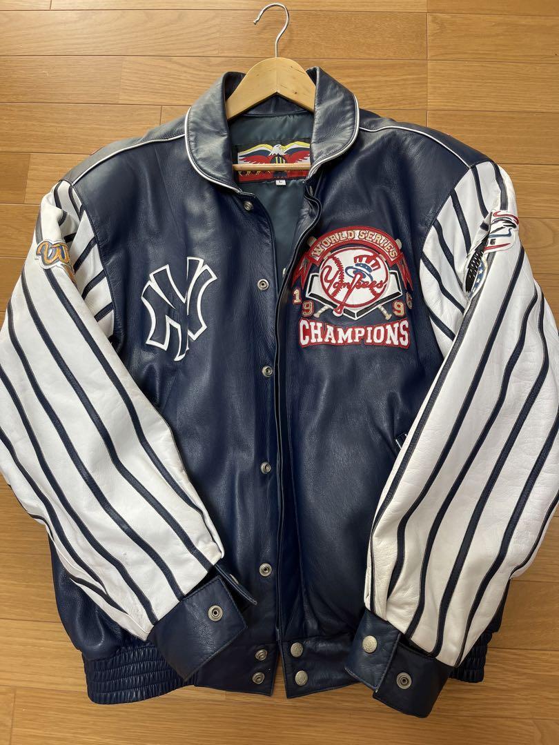 jeff hamilton mlb New York Yankees jacket jh design White jeff hamilton mlb New York Yankees jacket jh design White