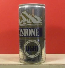 Coors Beer 12 oz Can Keystone Light Gov Warning Golden 80401 Colorado BE323