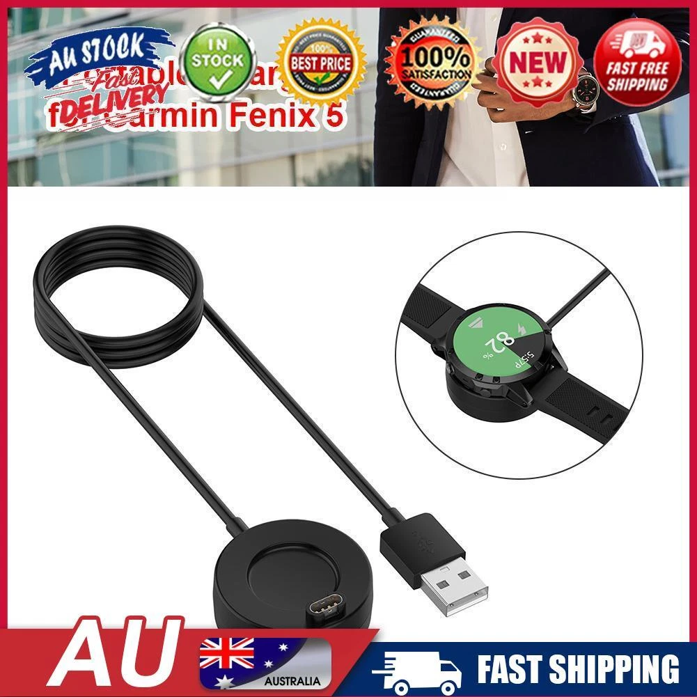 Watch Power USB Charging Cable Cord Station Stand for Garmin Fenix
