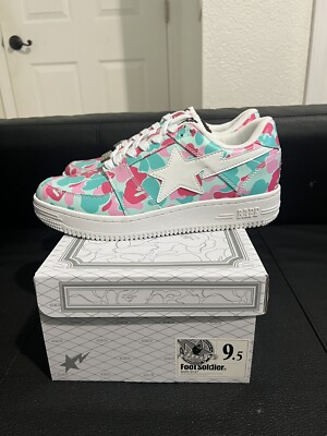Bapesta Miami Camo 1st Anniversary SZ 9.5