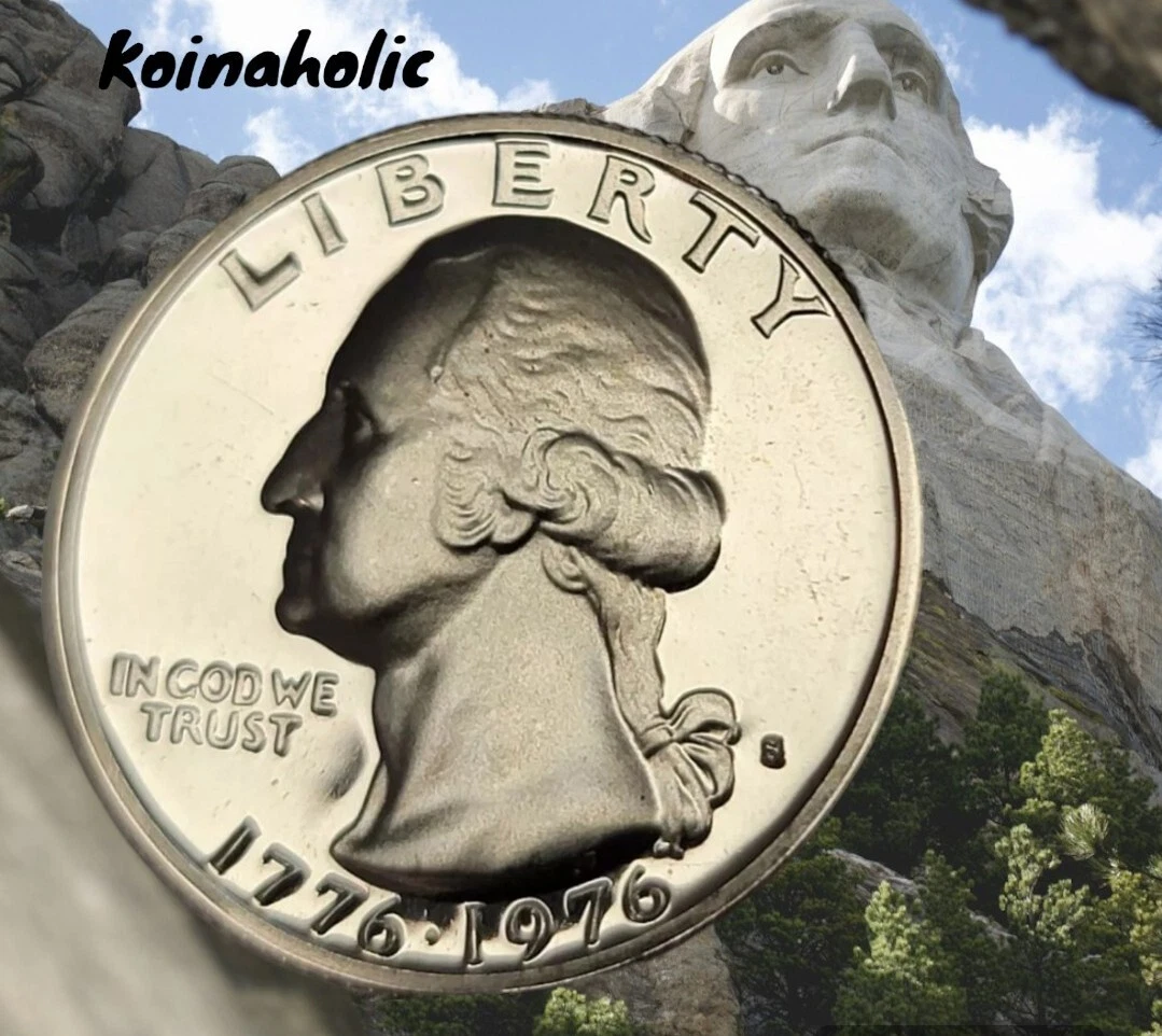 1976-S Washington Bicentennial Proof Quarter PCGS PR69 DCAM Deep Cameo