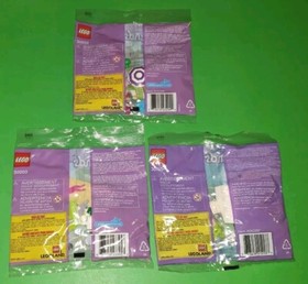 LEGO Friends 30202 30203 30115 Smoothie Stand Mini Golf Jungle Boat, Emma Olivia