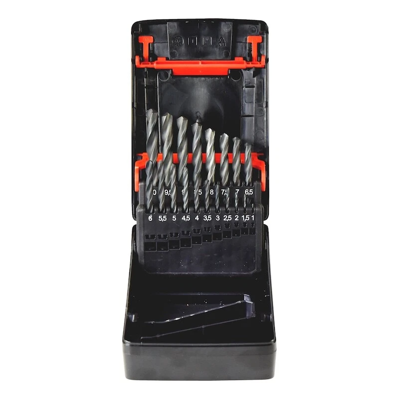 Punte Trapano per Acciaio Ferro Set 19pz 1-10mm  - WÜRTH 0625000019 - Immagine 2 di 4