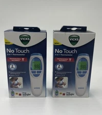 2 Pack Vicks No-Touch 3-in-1 Thermometer