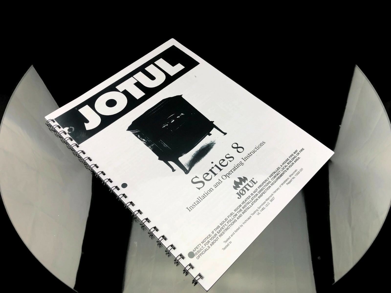 Jotul Series 8 Wood Stove Owners Manual Maintenance Instructions User Guide