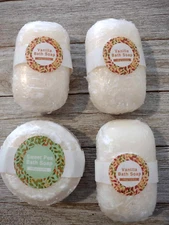 3 Vanilla & 1 Sweet Pea Bath Soap Bars